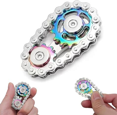 Metal Fidget Toys, Bike Chain Fidget Toy, Metal Sprocket Gear Fidgeting ...