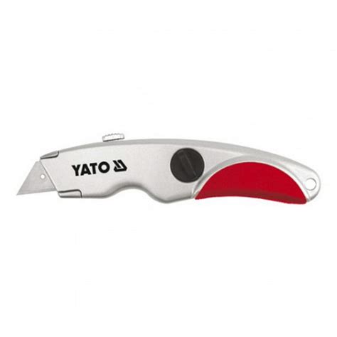 Yato Cutter Knife 61X33mm SK5|Heavy Duty|Non-Slip Rubber Inserts ...