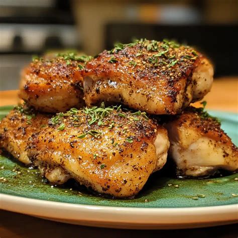 Irresistible Juicy Oregano Rubbed Chicken Thighs recipe