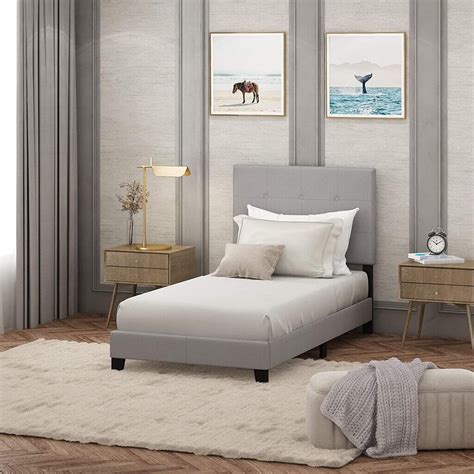 20 Best Twin Bed Frame Ideas That Are Stylish and Save Space Tufted Bed ...