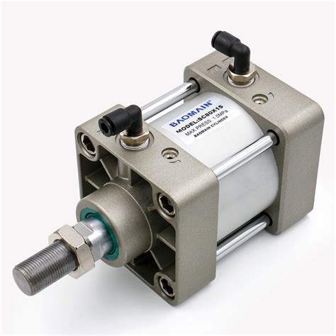 Baomain Pneumatic Buffer Air Cylinder SC 80 x 15 PT 3/8, Bore: 80mm ...
