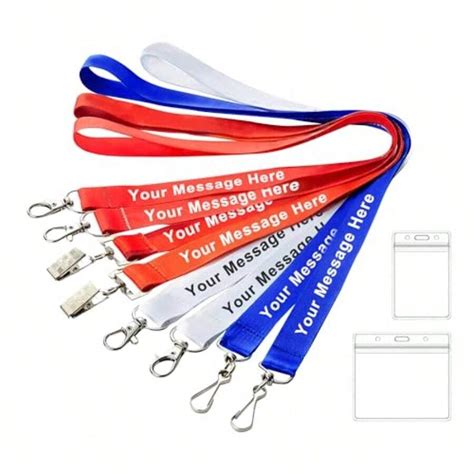 Custom Personalized Lanyards Bulk 305000PCS With Text Logo Photo For ...