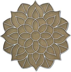 HANDCRAFTLO HCRG1221 Rangoli Stencil Price in India - Buy HANDCRAFTLO ...