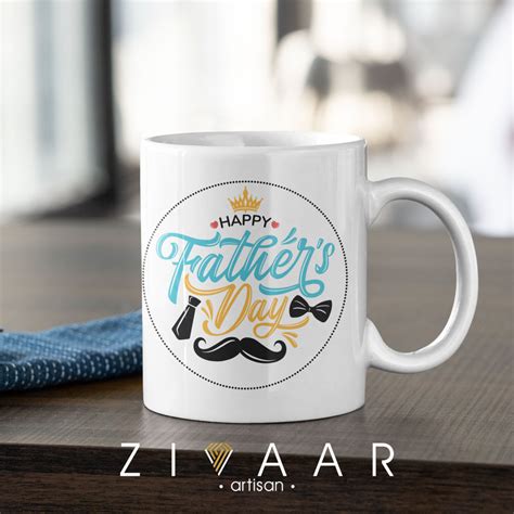 Happy Fathers Day Mug - Zivaar - The Home of Personalised Artisan Gifts