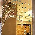 Buy Pindia 20 Arch Strings Acrylic Crystal Bead Curtain Multicolor for ...