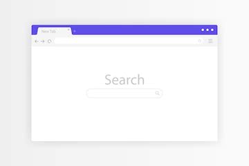 Browser window opened on pc on transparent background. browser windows ...