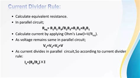 Image result for Current Division Rule