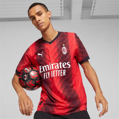 AC Milan 23/24 Home Authentic Jersey | PUMA SHOP ALL PUMA | PUMA