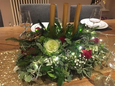 Christmas Wreath and Table Centre Evening, Much Hadham Forge Museum ...