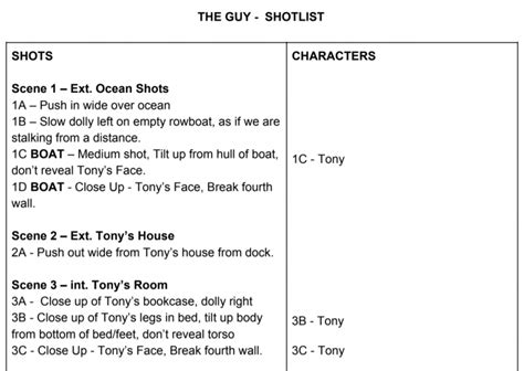 The Art of Storyboarding