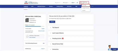 Generate Static Password User Manual | Income Tax Department