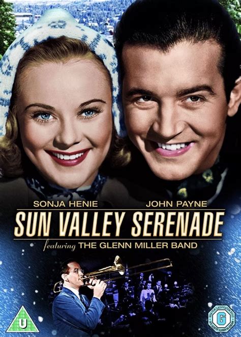 Sonja Henie, John Payne & Glenn Miller in morning Sun Valley Serenade ...