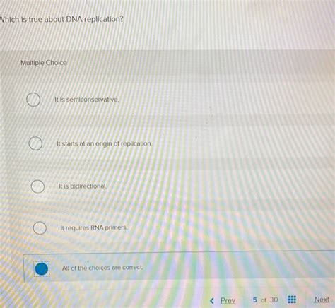 Image result for DNA Replication Multiple Choice Questions