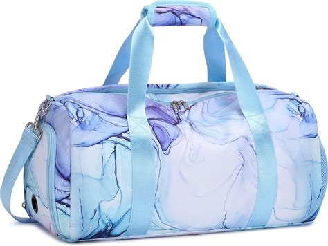Amazon.com | Sports Gym Bag with Shoes Compartment & Wet Pocket ...