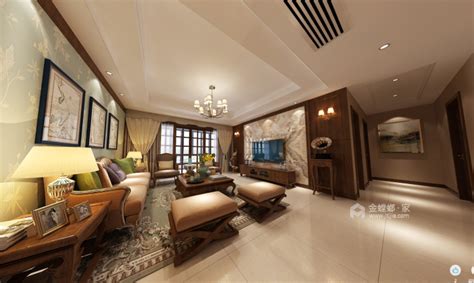156平美式混搭风格装修案例 新房看起来很舒适-上海装潢网