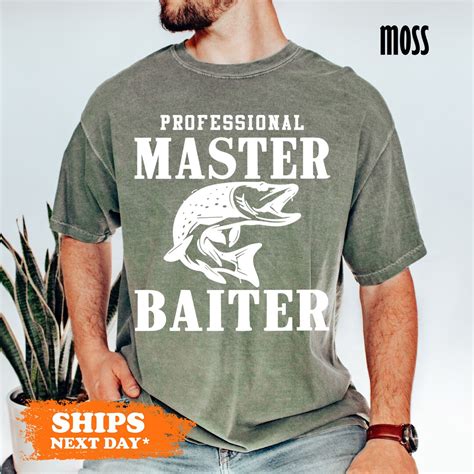 Professional Master Baiter Comfort Colors Shirt, Fishing Tee, Master ...