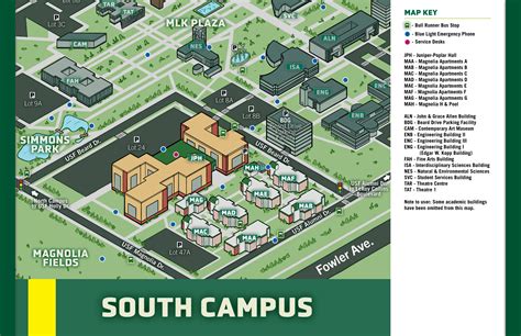 University Of South Florida Campus Map | Maps Of Florida