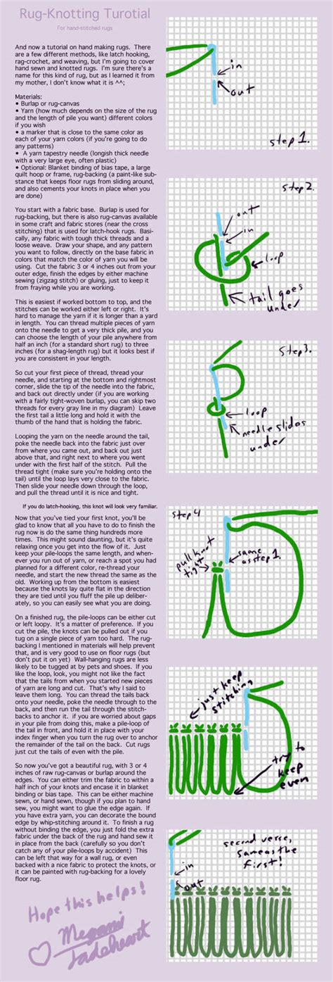 Rug Making Patterns 的图像结果