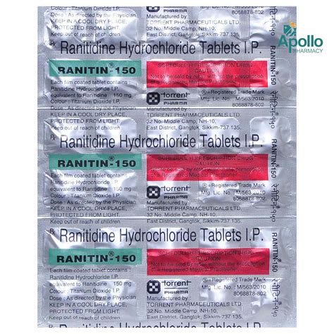 Ranitin-150 Tablet | Uses, Side Effects, Price | Apollo Pharmacy