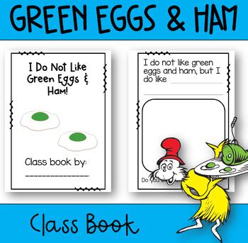 Green Eggs & Ham Activities - Class Book by Nomadic Bee | TPT