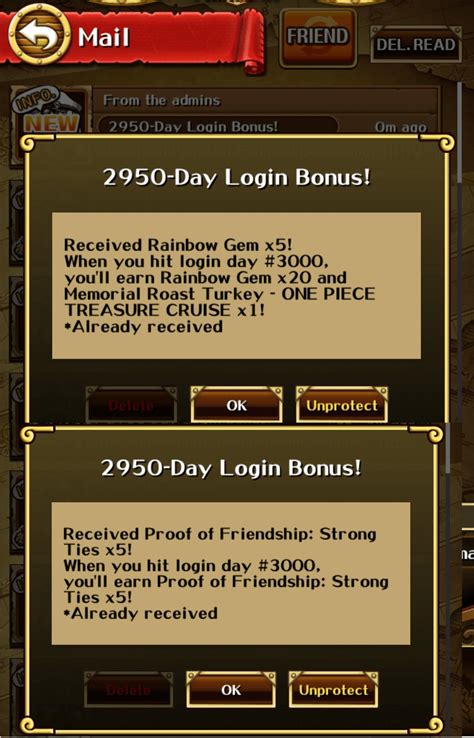 3000 days login rewards... : r/OnePieceTC