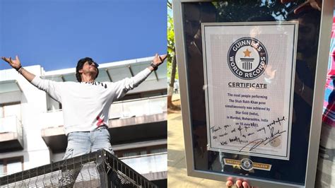 Video: Shah Rukh Khan signs Guinness World Record for maximum people ...