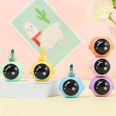 Astronaut Highlighter Pen (5 colors in 1) – Geekmonkey