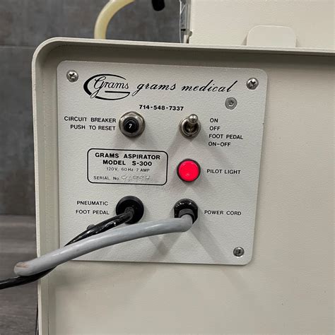 Grams Medical S-300 liposuction Aspirator – Angelus Medical and Optical