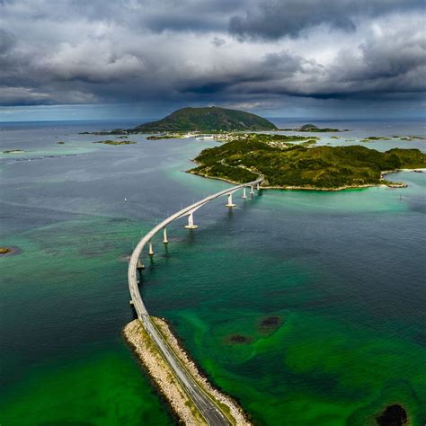 Download wallpaper 1280x1280 islands, bridge, sea, clouds ipad, ipad 2 ...