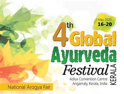 4th Global Ayurveda Festival to be held at Kochi