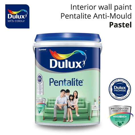 Dulux Pentalite Anti mould Interior Wall Paint Smooth Matt Finish ...