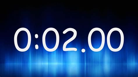 2 Second Timer - Countdown from 2 to 0 - YouTube