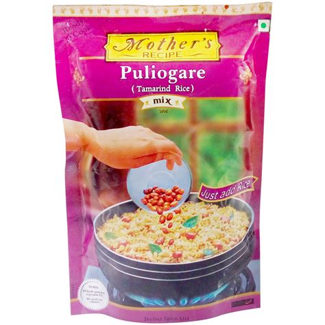 Mother’s Puliogare - Mix (Tamarind Rice), 100g Pouch : Amazon.in ...