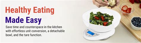 Ant Esports AEKS200 Kitchen Weighing Machine with Bowl, Weighing Scale ...