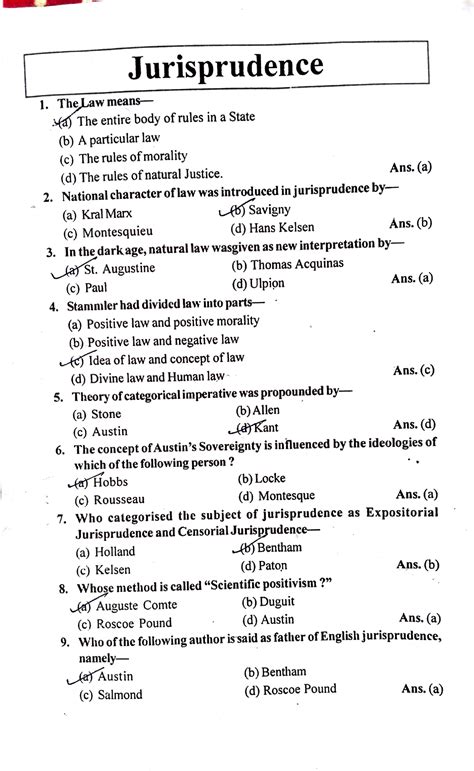 Jurisprudence kumar ques 1 to 100 - Penal Law - Studocu