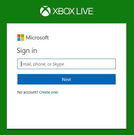 Image result for Account.live.com Fix Problem Xbox One