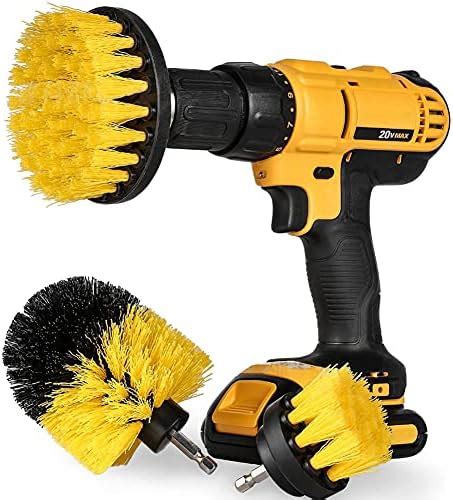 [3 Pack Set] Auto Detailing Drill Brush Set, Wheel Cleaner Brush, Car ...