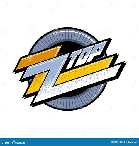 ZZ Top Hard Rock, Southern Rock Band Vector Logo. Editorial Stock Photo ...