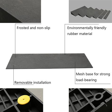 Buy GUENZO Threshold Ramp, Wheelchair Ramp, Indoor Rubber Threshold ...