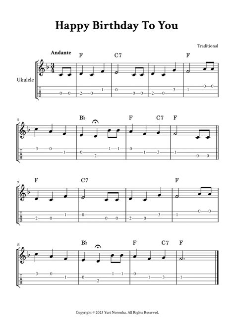 Baritone Ukulele Chords For Happy Birthday at Mikayla Whish blog