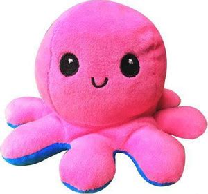 Just4You Reversible octopus mood swing gift for someone special - 18 cm ...