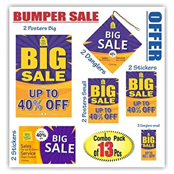 Anne Print Solutions® Big Sale Upto 40% Off Stickers Hanging Dangler ...
