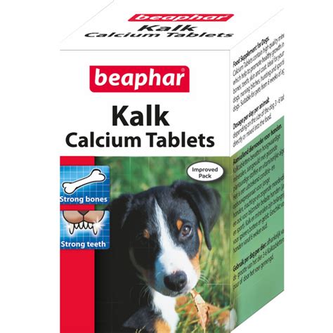 Beaphar Kalk Calicum Tablets Supplements for Dogs Online | Supertails