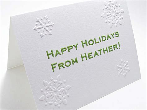 Custom Embossed Christmas Cards - Digby & Rose | Digby & Rose Invitations DC