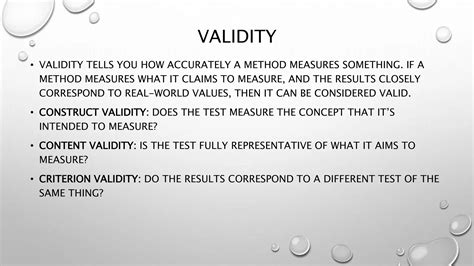 Image result for Validity Testing