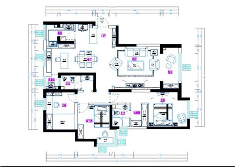 现代四居室197平米9.3万-清凉山樾装修案例-西安房天下家居装修网