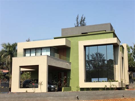 Indian Homes: Exterior Colour Combinations for Houses