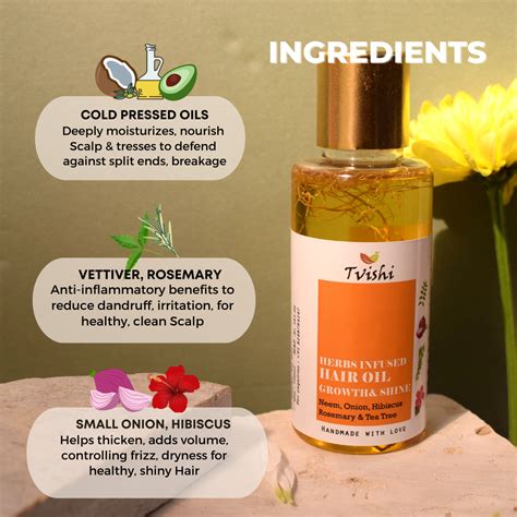 Herbs Infused Hair Oil 100 Ml – Tvishi Handmade