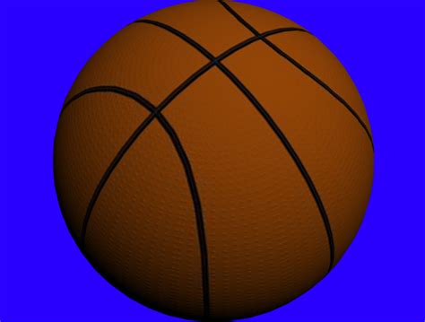 3D篮球-三维模型库-蜂特网