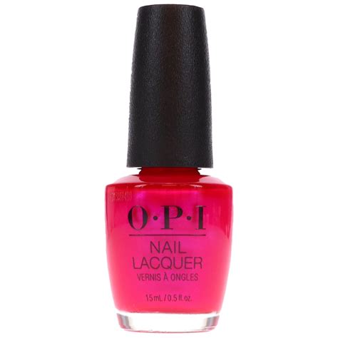 OPI Nail Lacquer Pompeii Purple Nail Polish 0.5 fl oz Vibrant Reddish ...